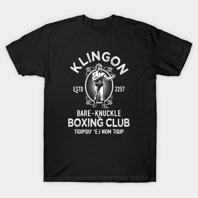 Star Trek Klingon Bare-knuckle boxing 2.0 T-Shirt by ROBZILLA